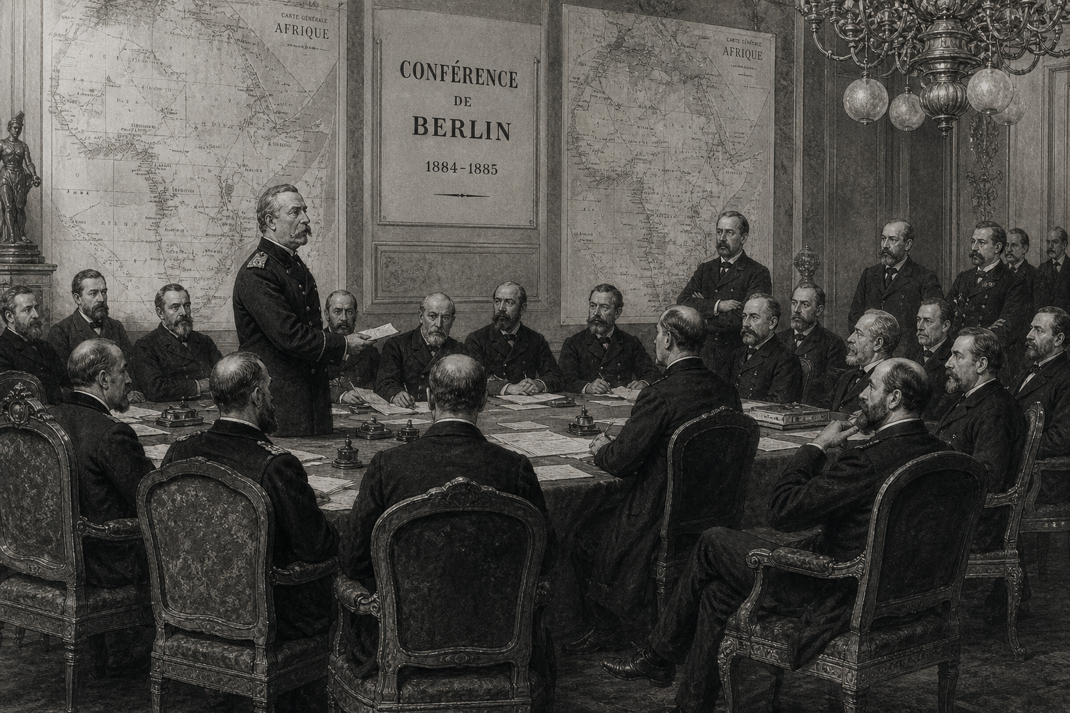 Berlin Conference 1884 where Africa was divided by European powers