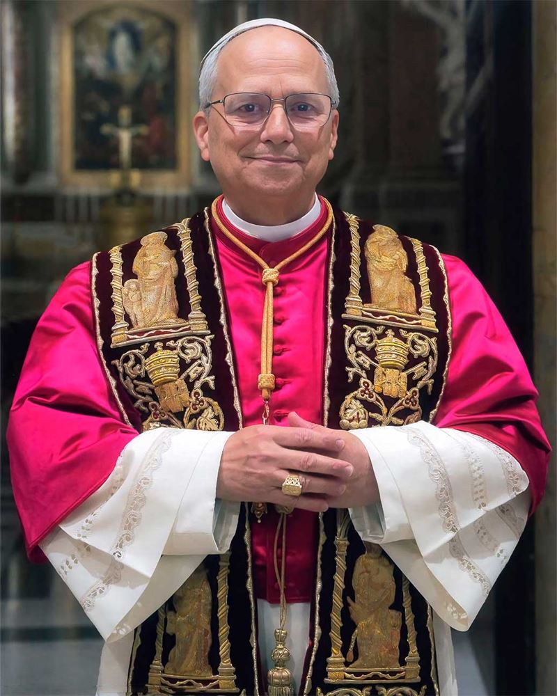 Pope Leo XIV, born Robert Prevost in Chicago